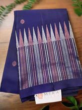 Midnight Blue Kanjivaram Silk Saree - MIRASILKS Midnight Blue Kanjivaram Silk Saree